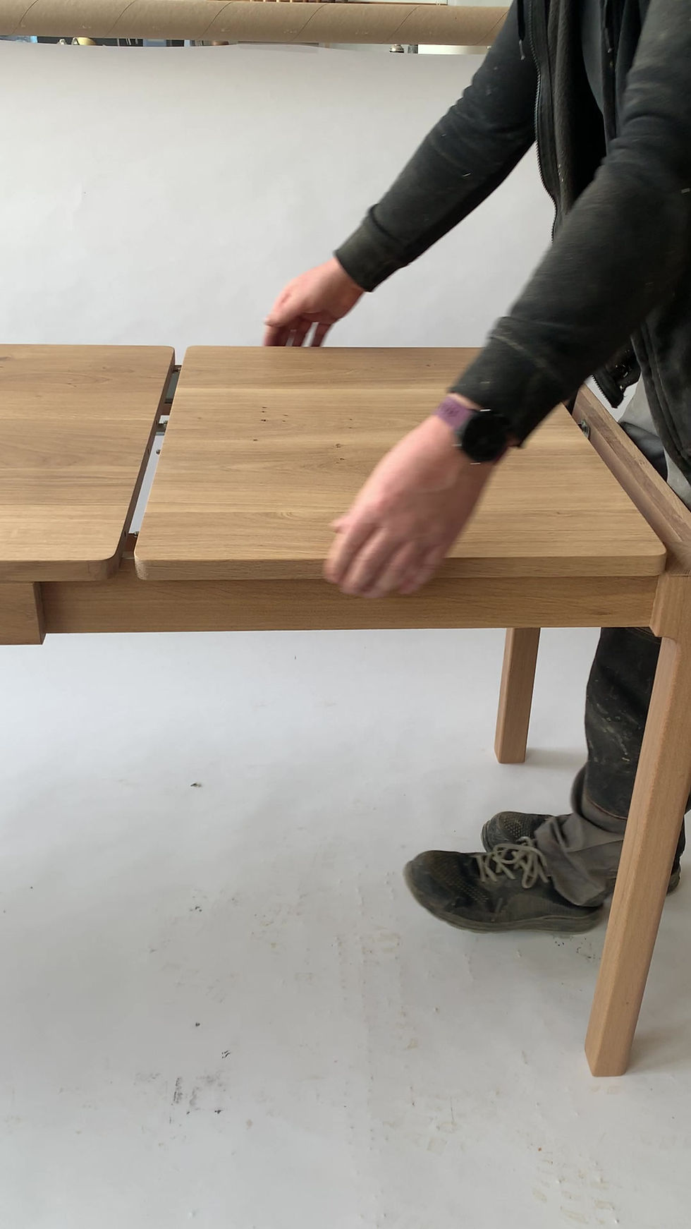 Miniatură: Masa extensibila 100% stejar masiv