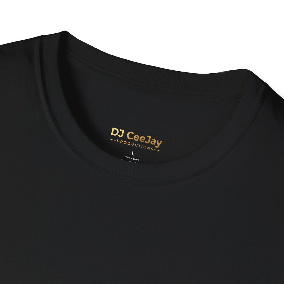 Thumbnail: DJ CeeJay Productions T-Shirt — Gold Logo DJ Tee
