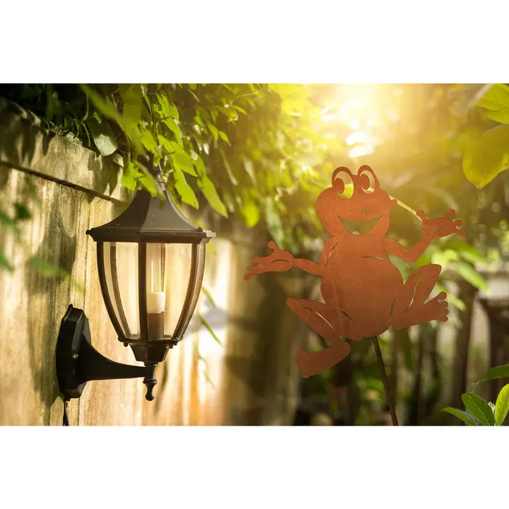 Gartenstab "Lustiger Frosch"