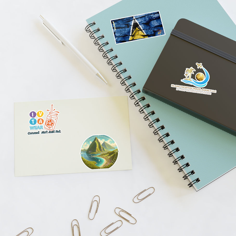 Miniature : Island Vacation Travel / IVTA WEAR Sticker Sheets