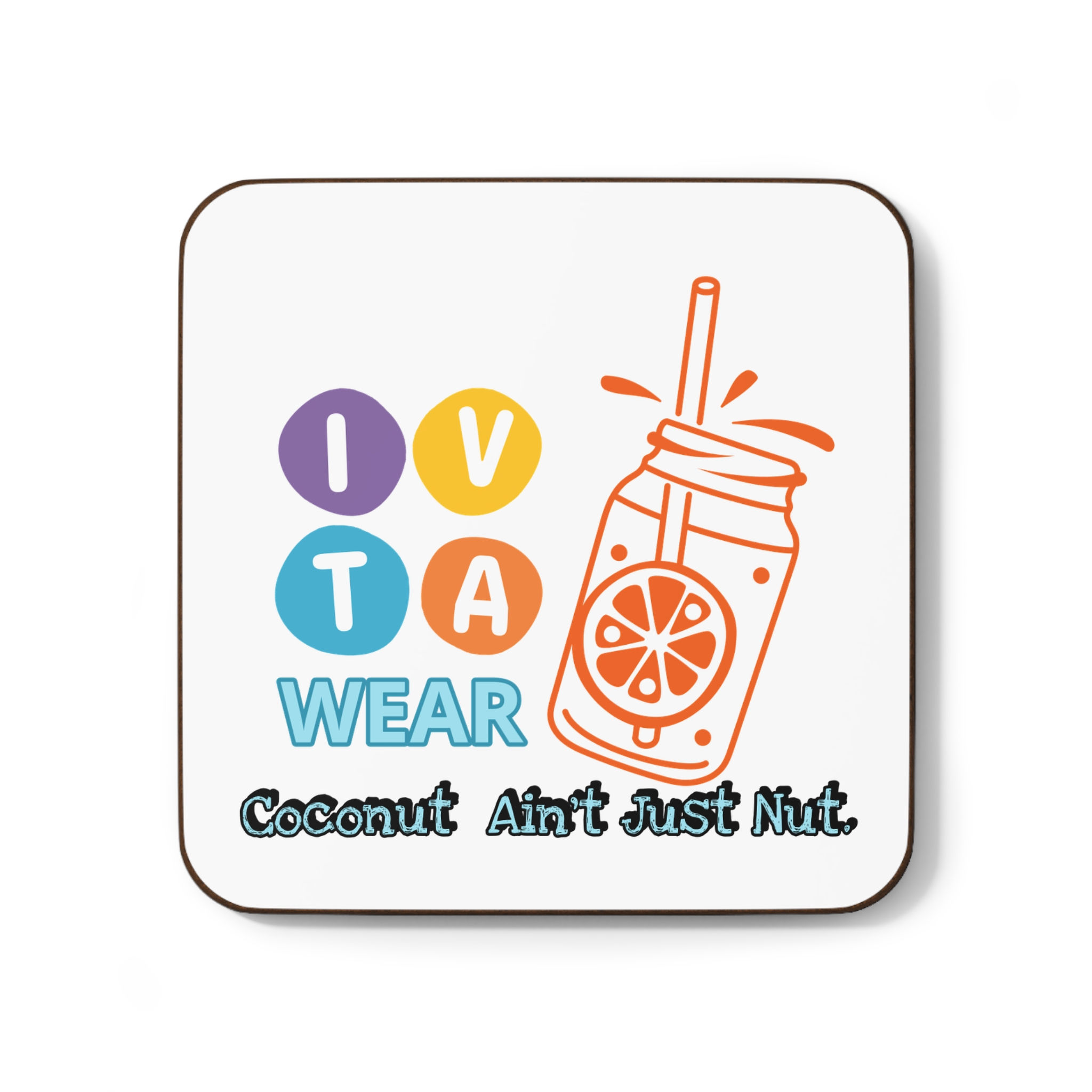 Hardboard IVTA WEAR  Back Coaster