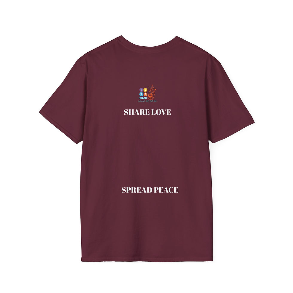 Miniature : Saint Lucia Share Peace IVTA WEAR  Unisex Soft style T-Shirt
