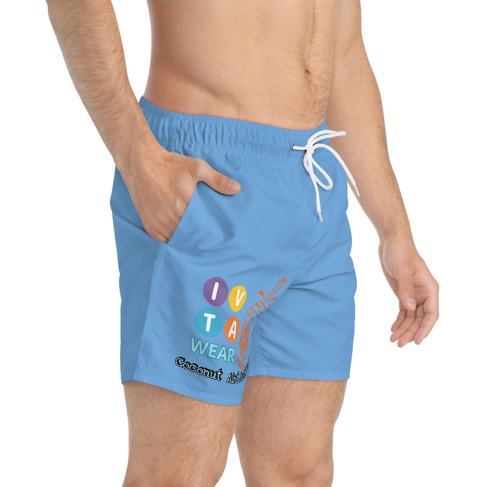 Miniaturebillede: Sky Blue IVTA WEAR Swim Trunks (AOP)