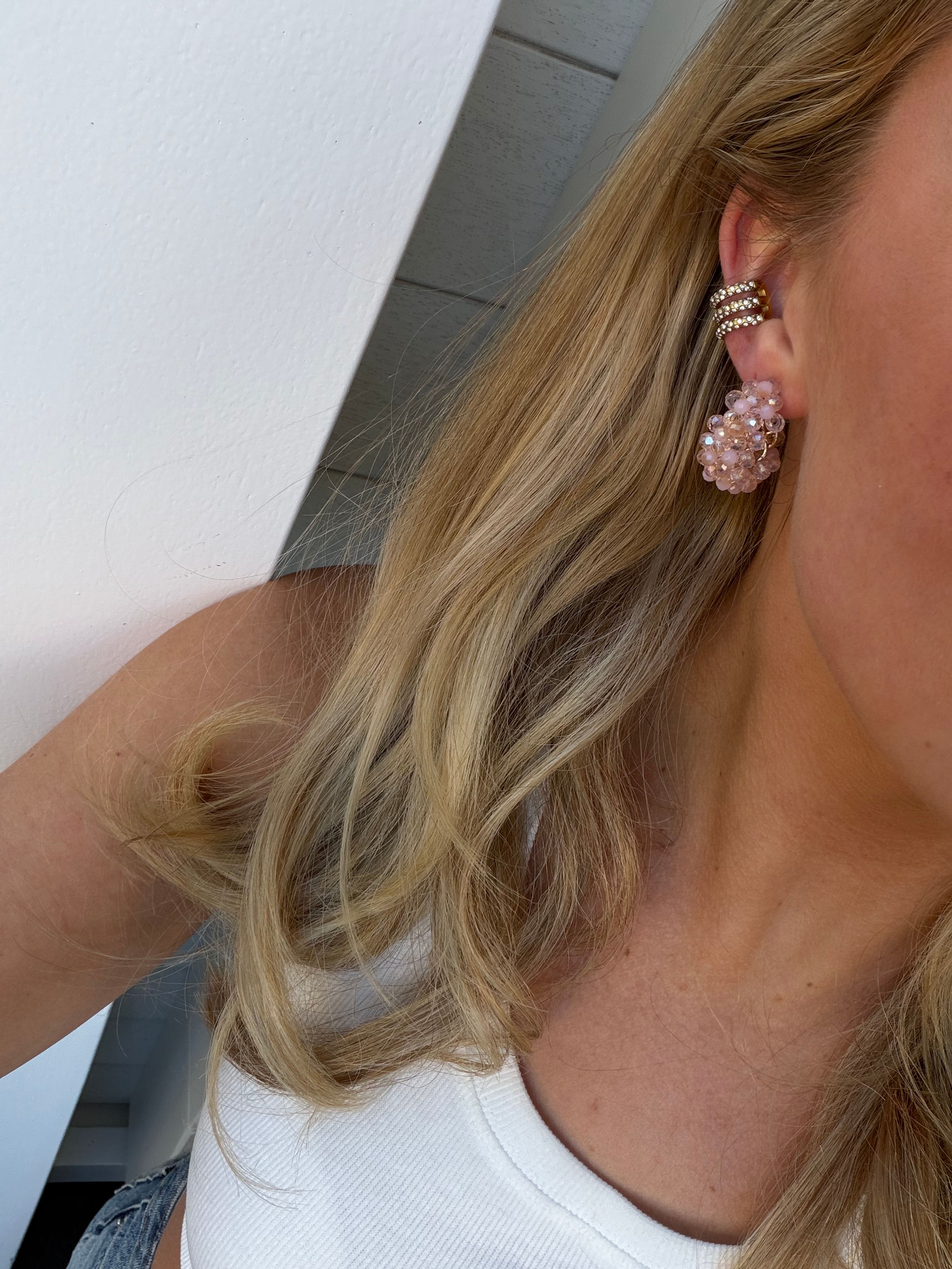 EARRINGS BLUSH BLOOM