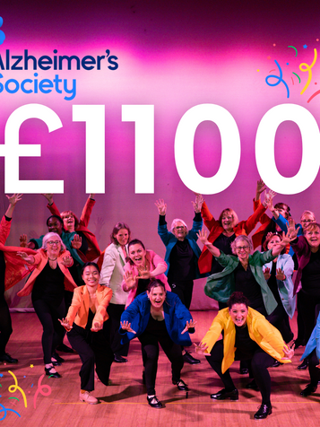 £1100 Raised for Alzheimer’s Society