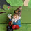 Thumbnail: Miniature Nature Gnome Holding Bird Wearing a Nest as a Hat Fairy Garden 2.5"