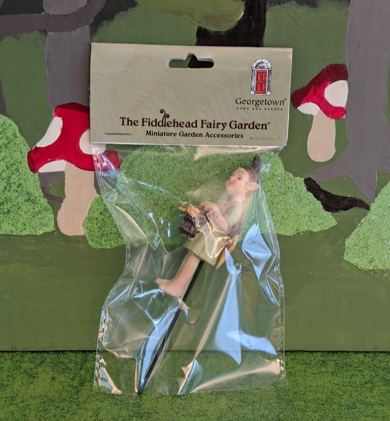 Thumbnail: Fiddlehead Fairy Garden Tiny Mini Miniature Fairy Crawdad Catie Pick