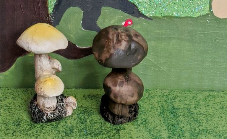 Thumbnail: Miniature Mushrooms Set of 2