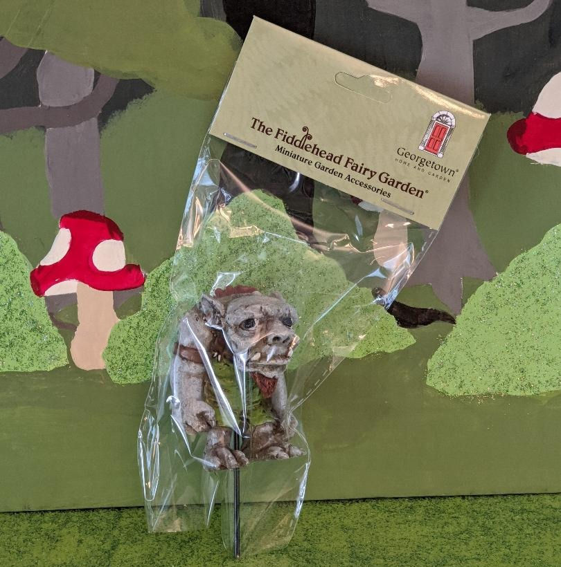 Thumbnail: Fiddlehead Fairy Garden Harley the Troll Stake Pick