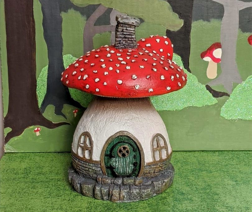 Thumbnail: Miniature Muscaria Mushroom House Georgetown Home and Garden