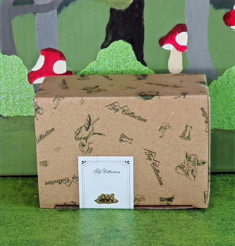Thumbnail: Four Puppies Miniature Statue Fairy Garden Gnome Garden Indoor Display New