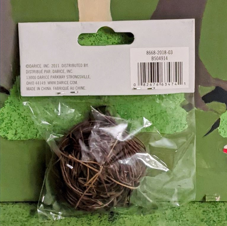 Thumbnail: Mini Nest with Eggs Miniature Garden Craft Project