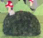 Thumbnail: Miniature 4" Moss like Troll Hobbit House Fairy Garden Gnome Garden Mini Garden