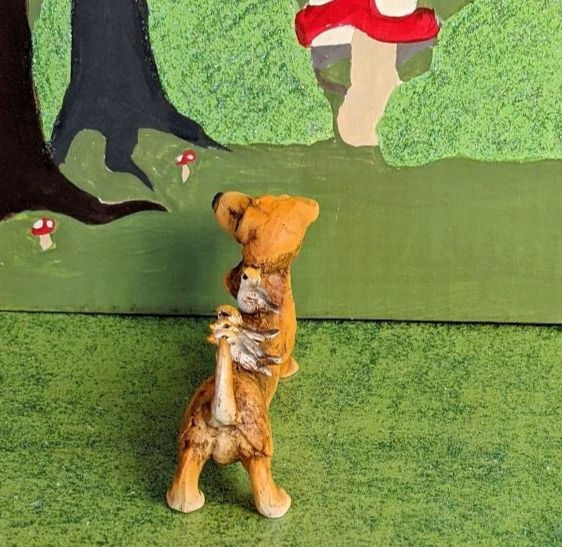 Thumbnail: Dachshund Dog with Birds Garden Decoration Knickknack