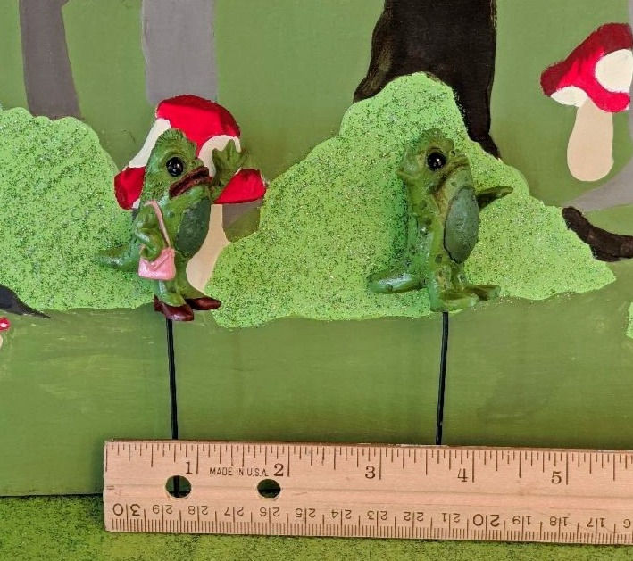 Thumbnail: Fiddlehead Fairy Garden Swamp Monster & Lady Swamp Monster Picks