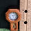 Thumbnail: Dollhouse Miniature Wall Pendulum Clock Wood Look NEW in Package Timeless Minis