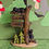 Thumbnail: Miniature Bear Cubs Welcome Tree Sign for Fairy Gnome Troll Garden
