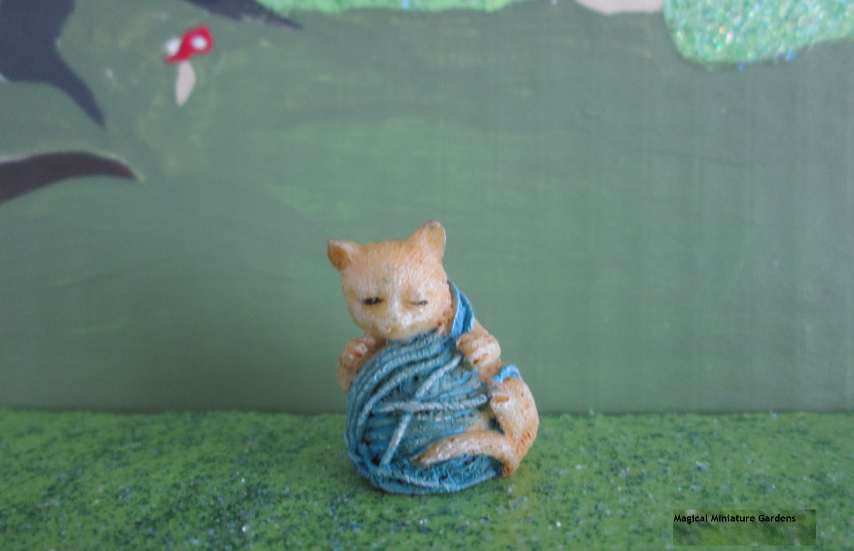 Miniature All Tangled Up the Kitty Cat Kitten