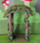 Miniature Wood Look Ivy Archway