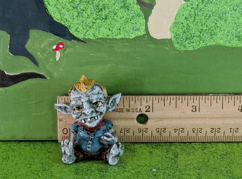 Thumbnail: Fiddlehead Fairy Garden Miniature Jubal the Troll 1.5"