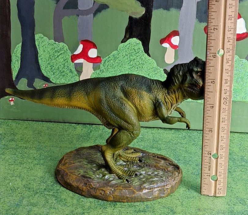Thumbnail: T-Rex Dinosaur Hand-Painted Resin Statue 5.75" x 4.5" x 10" New in Box