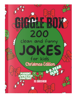 Giggle Box: 200 Clean and Funny Jokes for Kids Ages 4-9 (Christmas Edition)