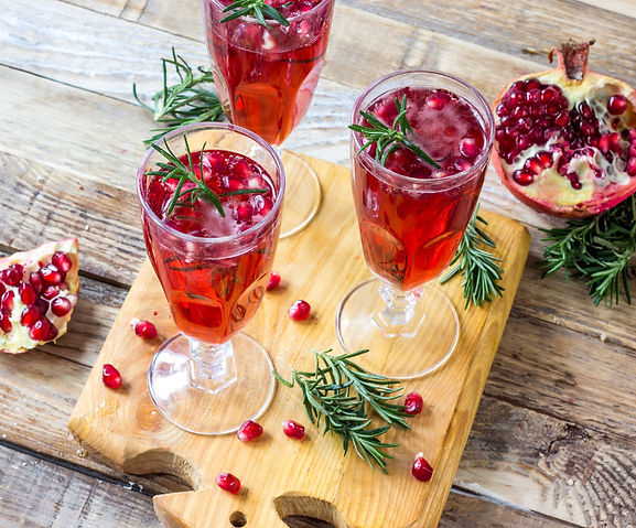 Vanilla Pomegranate Sour