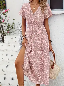 Robe maxi imprimée florale