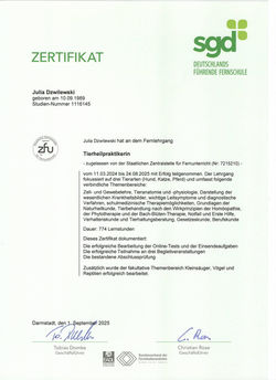 Zertifikat_Tierheilpraktikerin