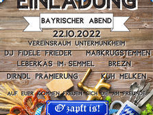 Tura Bayrischer Abend am 22. Oktober 2022