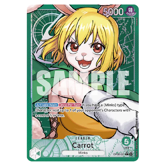 ONE PIECE TCG - Carrot OP08-021 (Leader Parallel)
