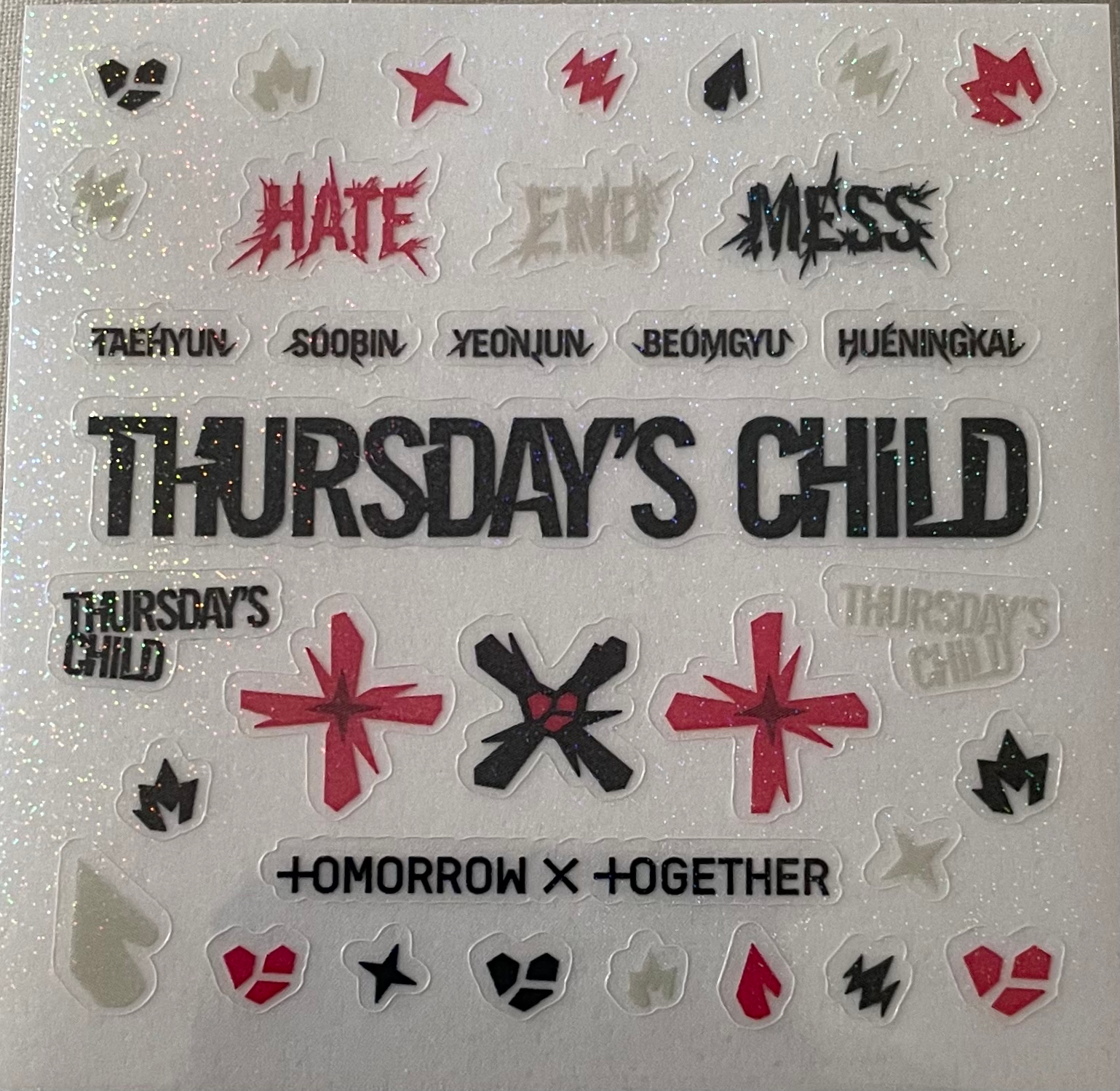 TXT - Thursday's Child Sticker Set