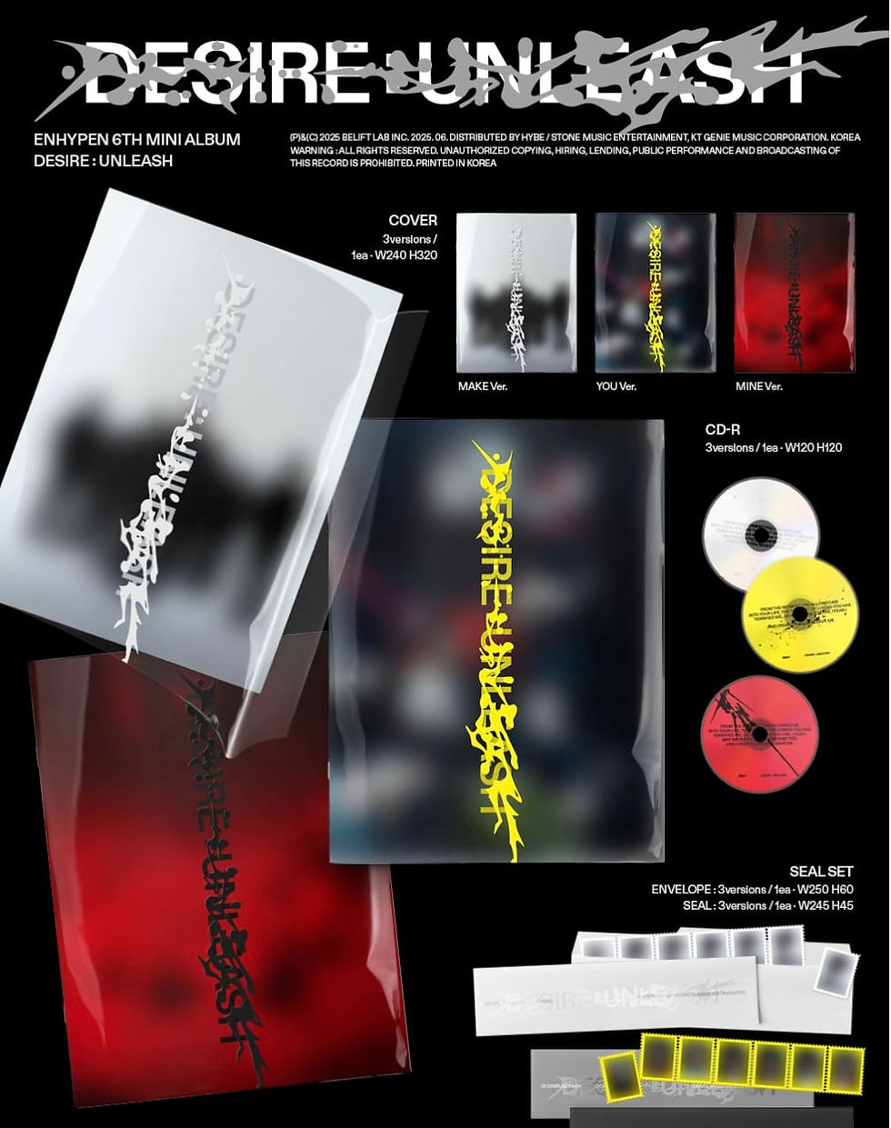 ENHYPEN DESIRE:UNLEASH HMVラキドロ ニキ ENHYPEN DESIRE : UNLEASH HMV ラキドロ ニキ