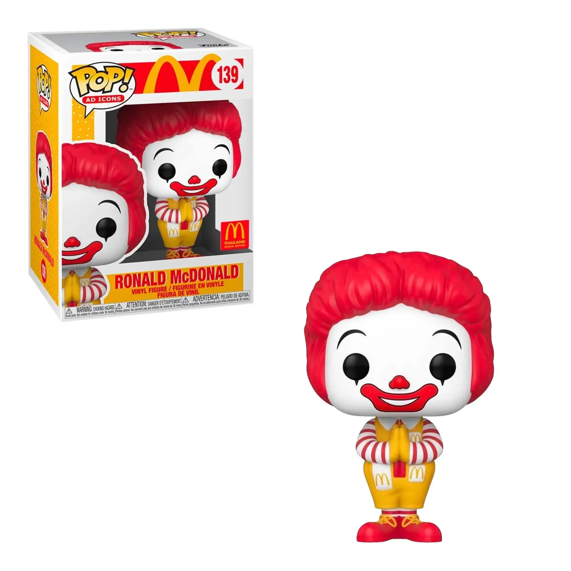 FUNKO POP! AD ICONS - 139 Ronald McDonald (Thailand exclusive)
