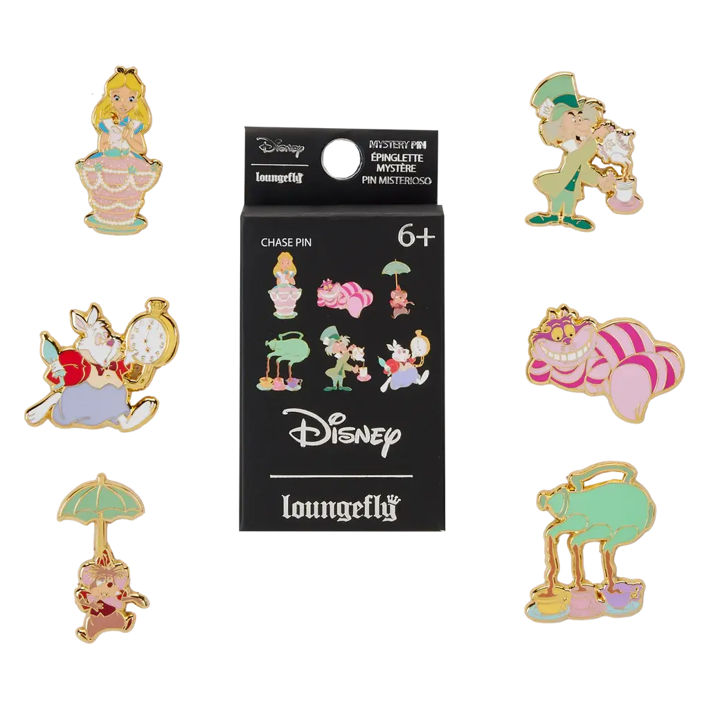 LOUNGEFLY PIN - Alice In Wonderland Unbirthday Mystery Pin