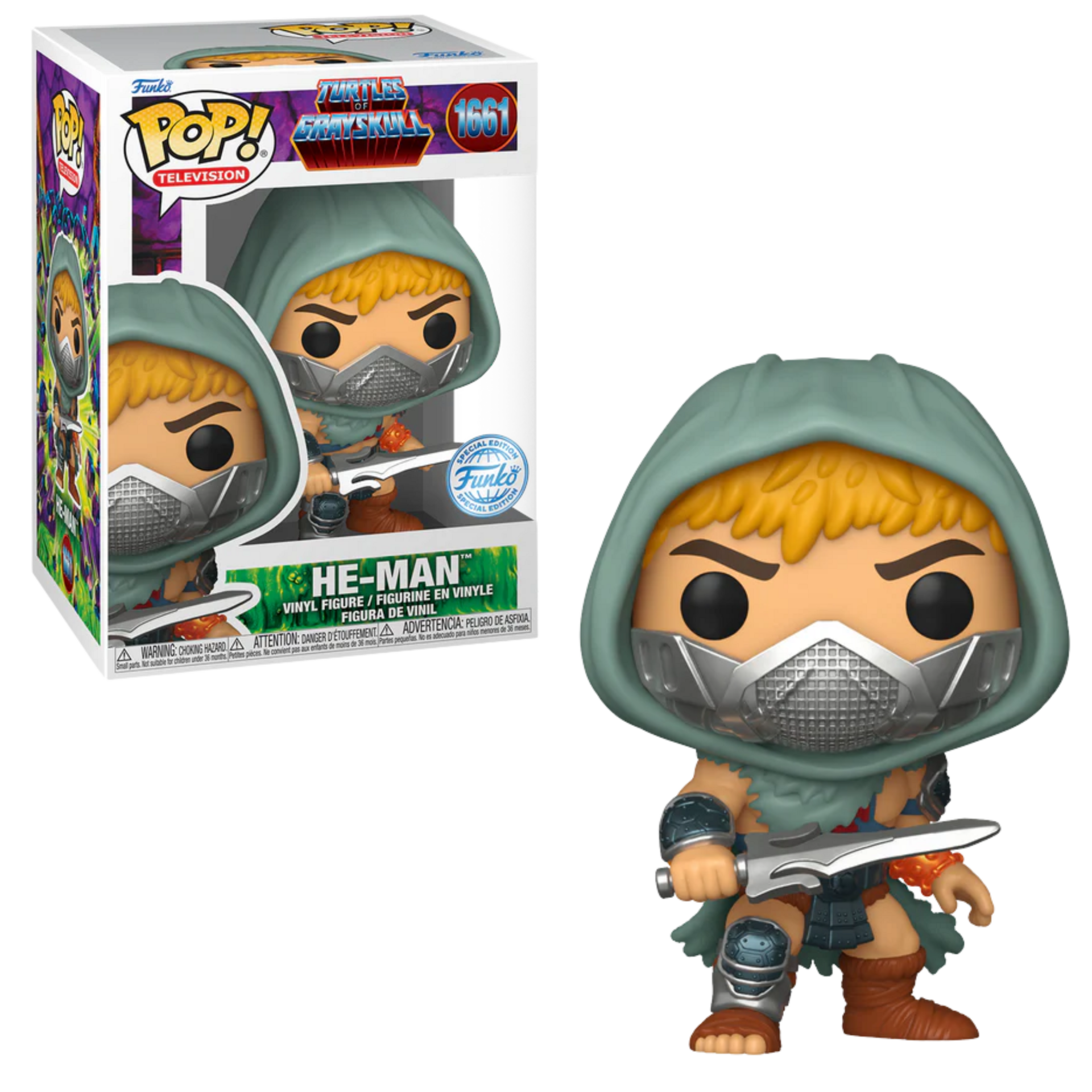 FUNKO POP! TV - Turtles of Grayskull: 1661 He-Man