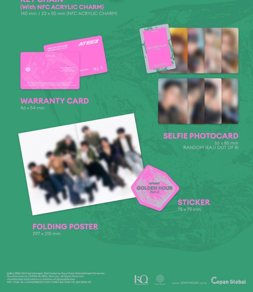 Thumbnail: ATEEZ - Golden Hour : Part.5 (keychain ver)