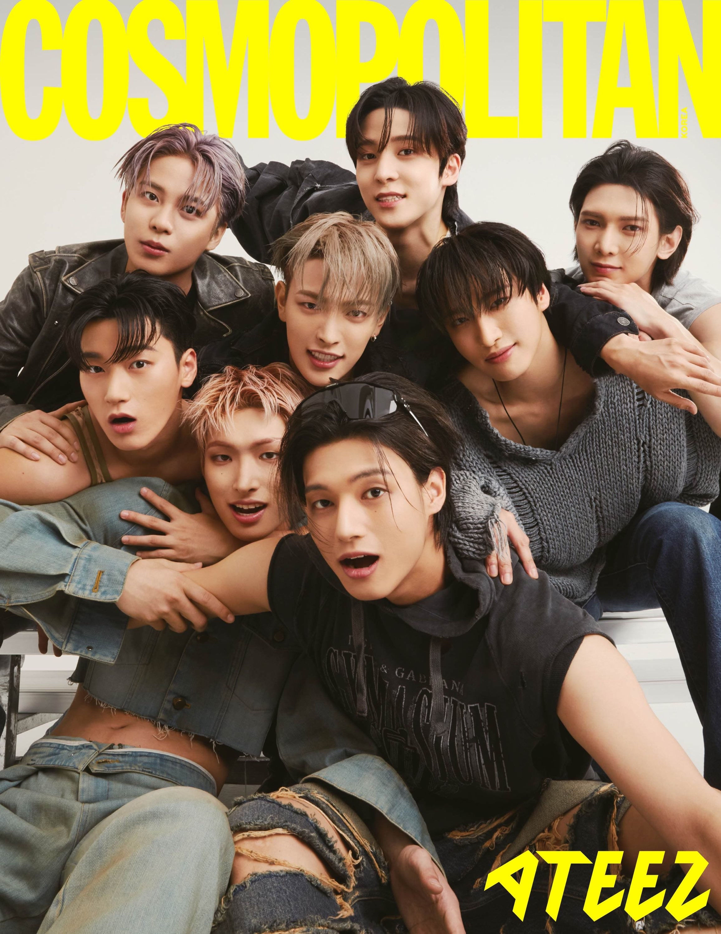 COSMOPOLITAN MAGAZINE - August 2023 [ATEEZ cover]