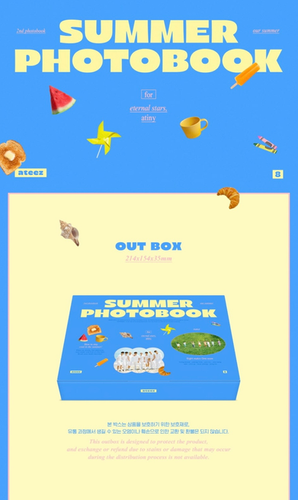 【新品未開封】 ATEEZ 2022 SUMMER PHOTOBOOK　サン Summer Photobook - ATEEZ (2022 version) – Kpop Dreams