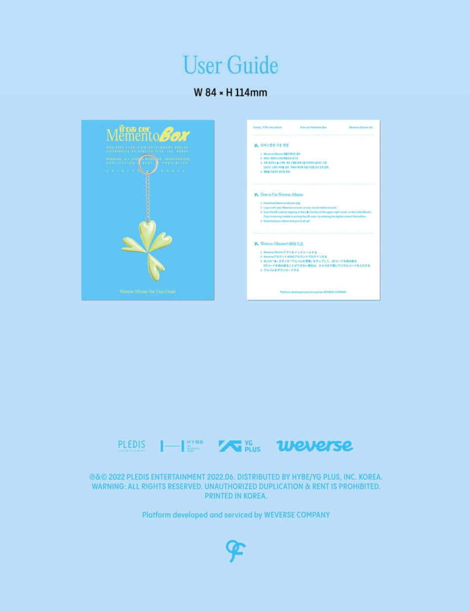 Thumbnail: FROMIS_9 ALBUM - From Our Memento Box (Weverse Albums Ver)