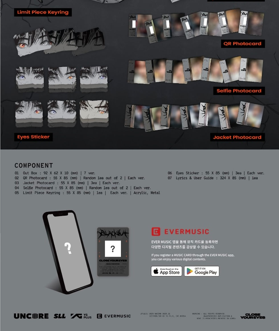 Thumbnail: CLOSE YOUR EYES - Blackout (eyes ver)