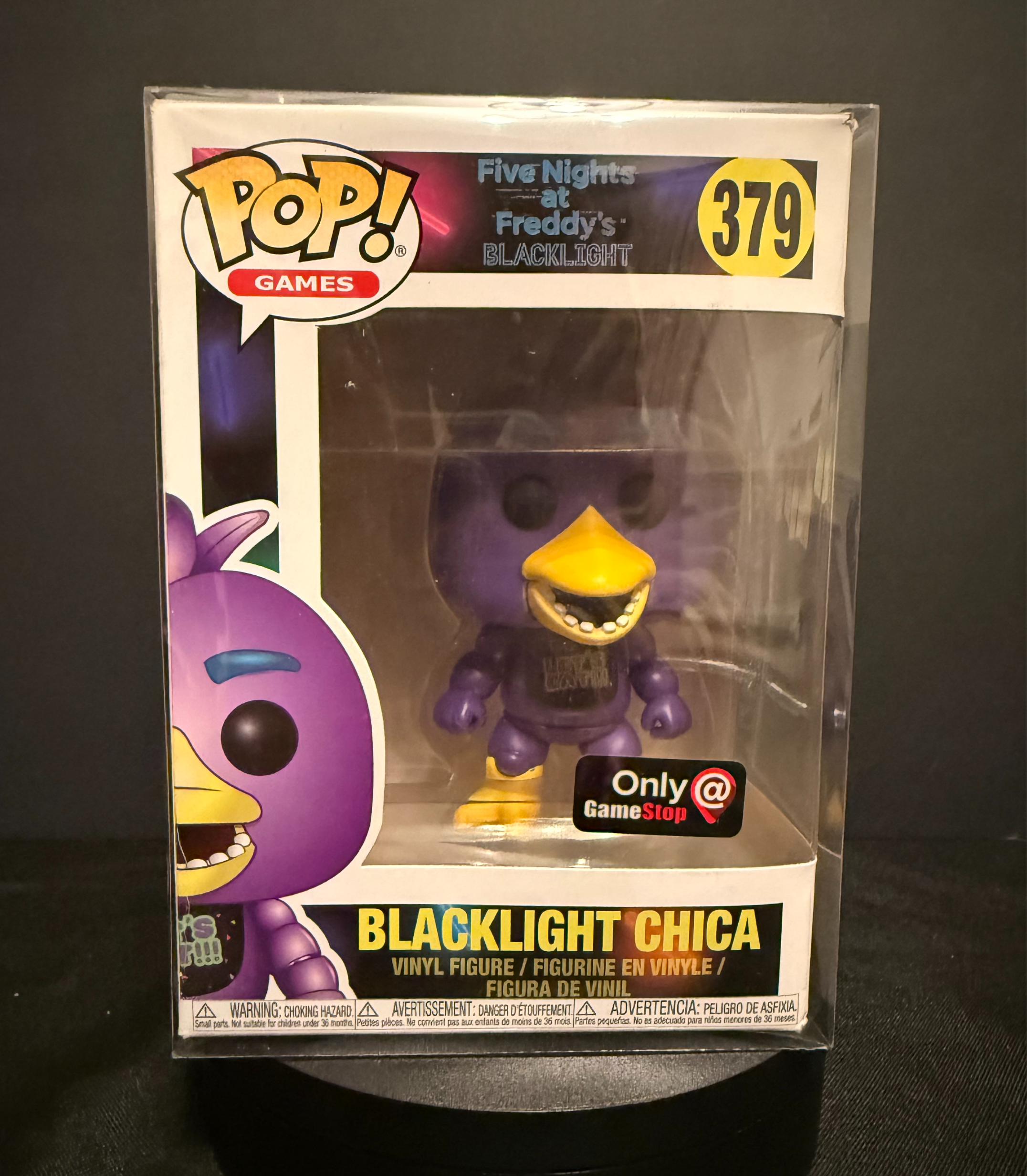FUNKO POP! GRAIL: Five Nights At Freddy's - 379 Blacklight Chica