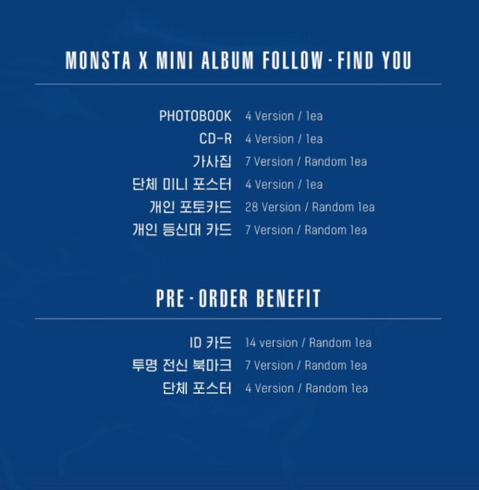 Thumbnail: MONSTA X ALBUM - Follow Find You