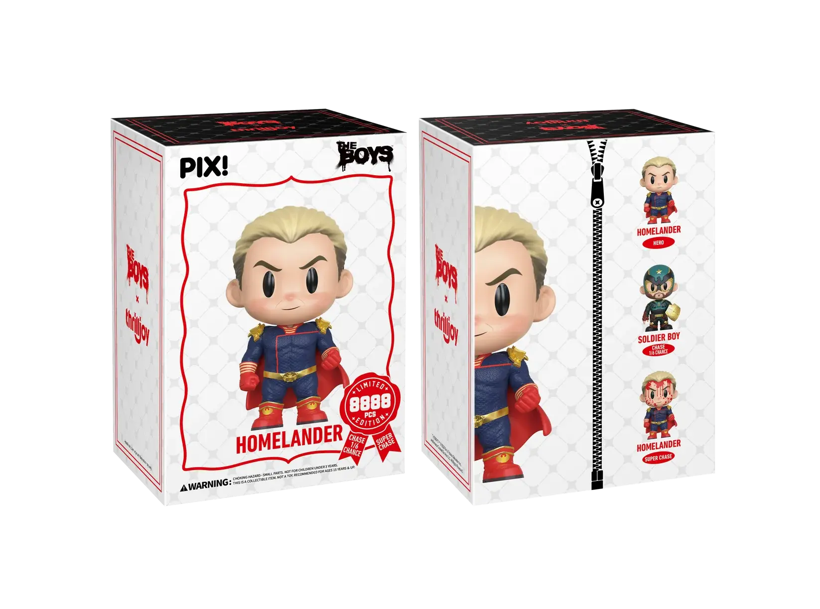 THRILLJOY PIX! The Boys Homelander (LE8888) - Sealed