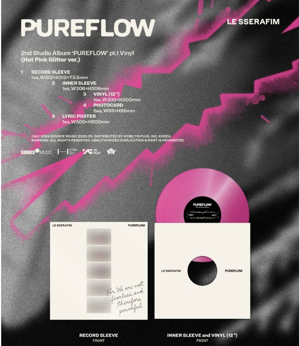 Thumbnail: LE SSERAFIM - Pureflow Pt.1 (vinyl ver)