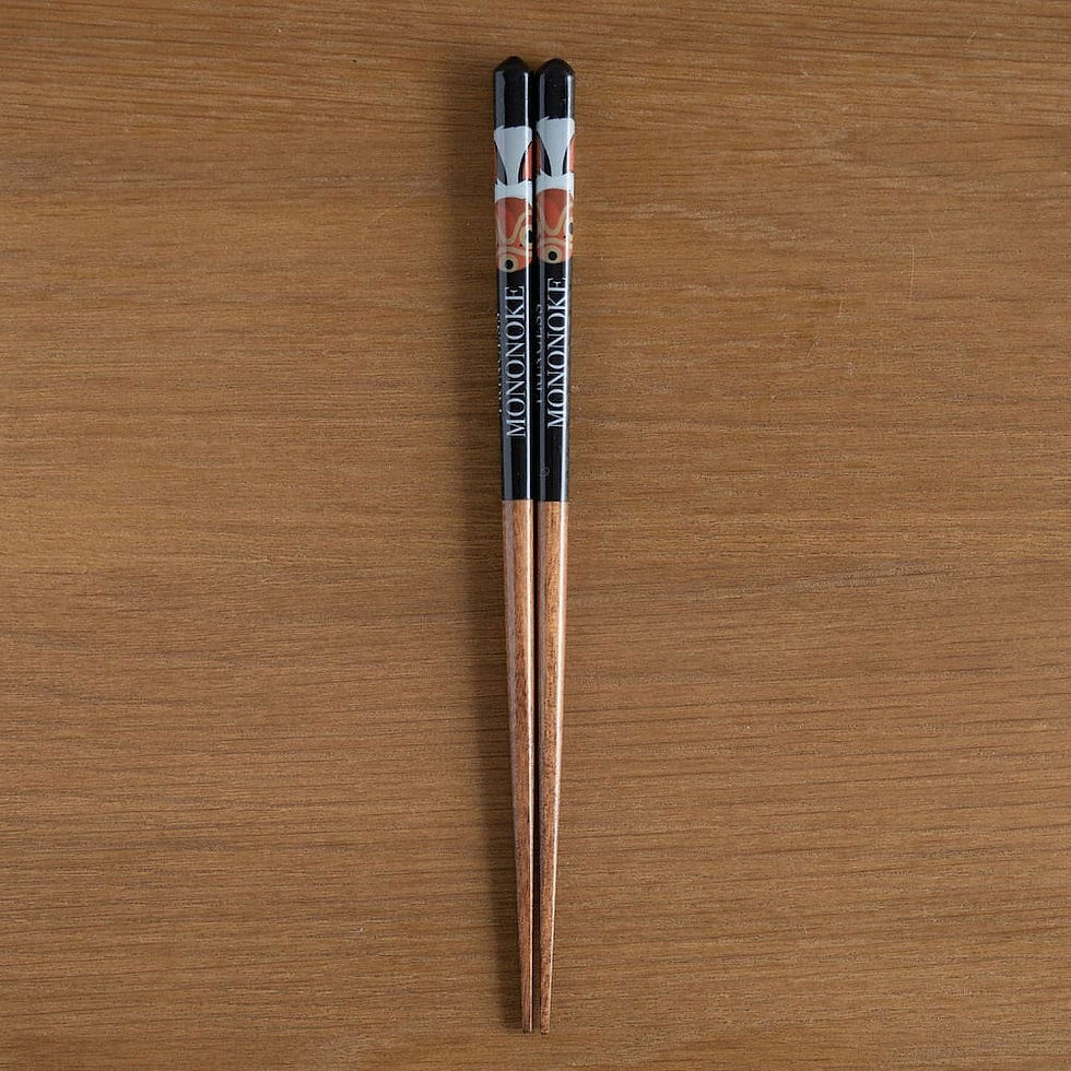 STUDIO GHIBLI - Laquered Chopsticks Sketches: Princess Mononoke