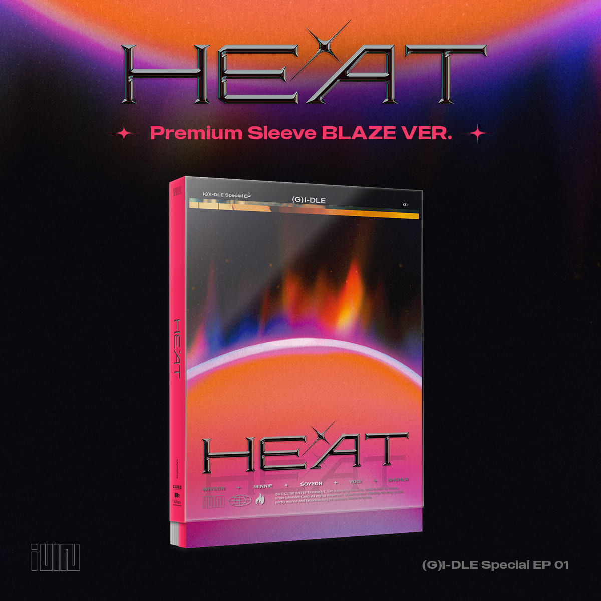 (G)I-DLE ALBUM - Heat (Sleeve ver)
