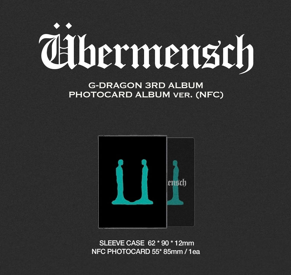Thumbnail: G-DRAGON - Übermensch (photocard album ver)