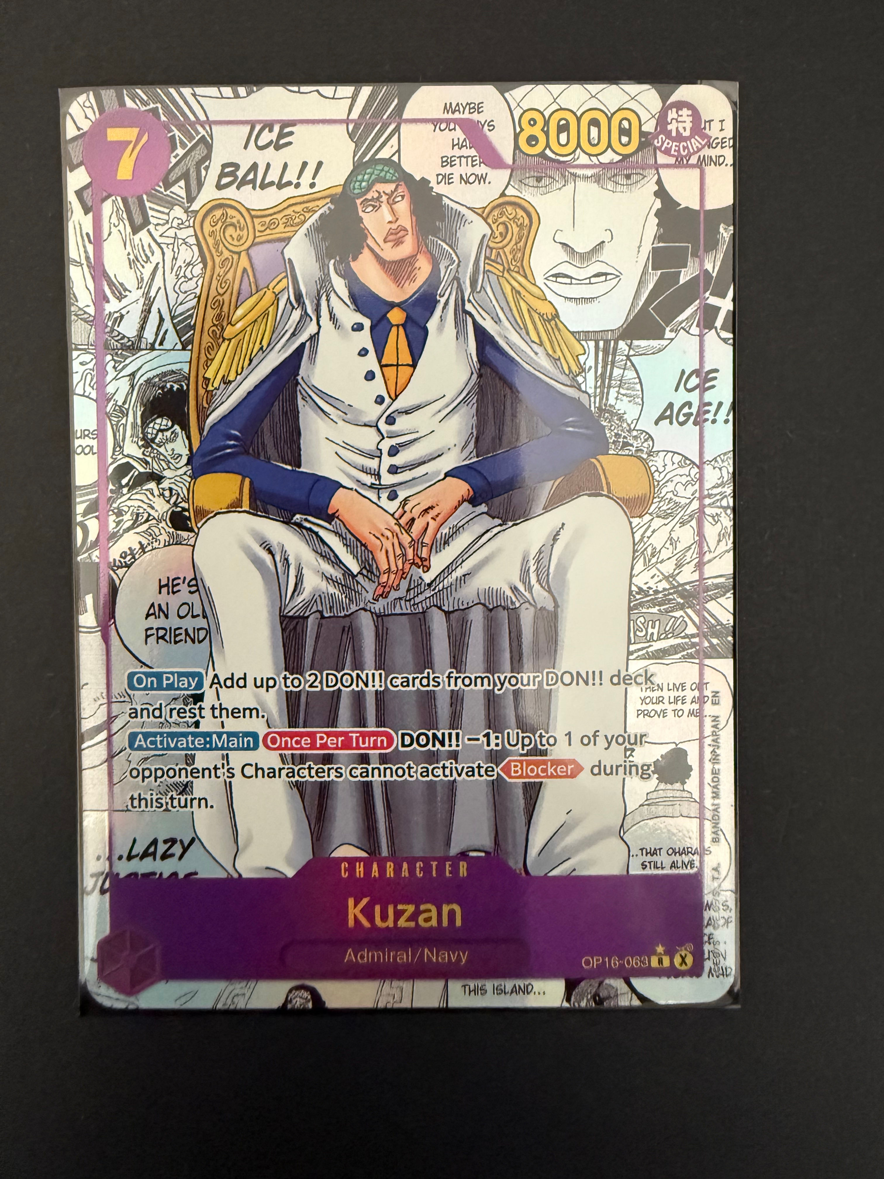ONE PIECE - Kuzan Rare Full Art (Parallel)