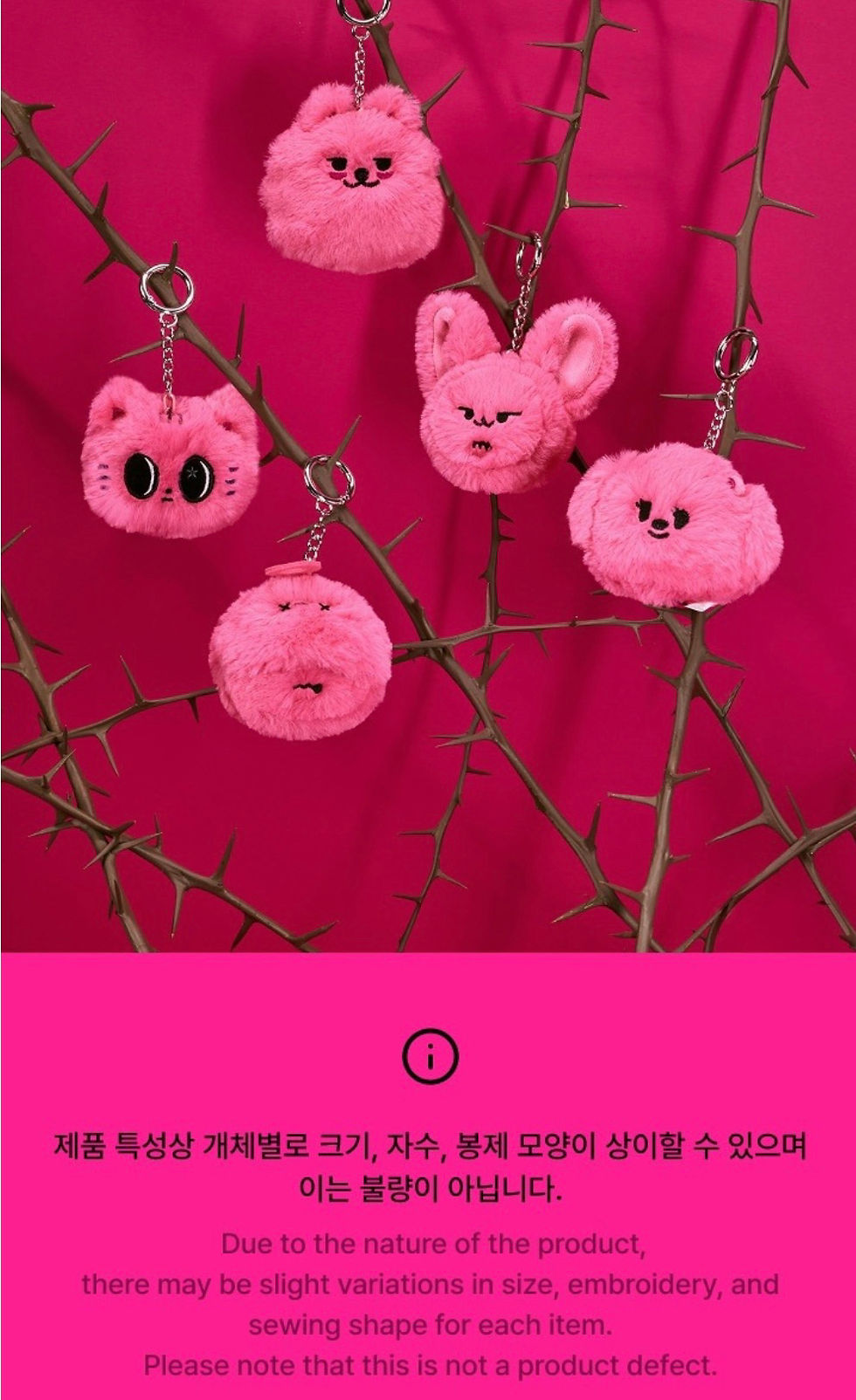 Thumbnail: TXT - 7TH YEAR :  A Moment of Stillness in the Thorns (Ppulbatu face keyring)